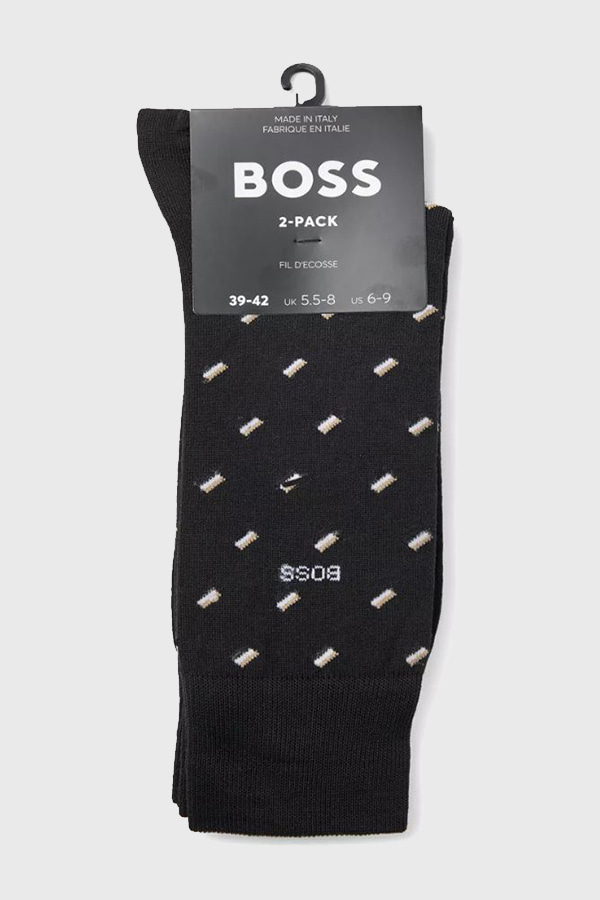 ΚΑΛΤΣΕΣ 2PACK BOSS - 001 ΜΑΥΡΟ